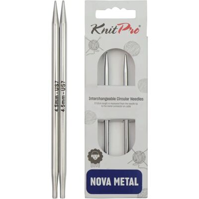Knit Pro Nova Metal: Wechselbare Rundnadeln - Silber - Stricken Knit Pro Nova Metal: Wechselbare Rundnadeln - Silber - Stricken