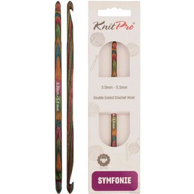 KnitPro K20727 - Flerfärgad dubbeländad virknål - Virknål KnitPro K20727 - Flerfärgad dubbeländad virknål - Virknål