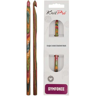 KnitPro Symfonie Crochet Hook Birk 15cm 6,50mm - Crochet Hook KnitPro Symfonie Crochet Hook Birk 15cm 6,50mm - Crochet Hook