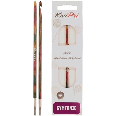 KnitPro Symfonie Ganchos tunisianos intercambiáveis - 4mm KnitPro Symfonie Ganchos tunisianos intercambiáveis - 4mm