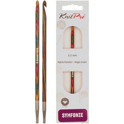 Knit Pro Symfonie Utbytbar Tunisiansk virknål 5mm Knit Pro Symfonie Utbytbar Tunisiansk virknål 5mm