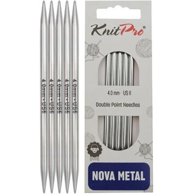KnitPro Nova Latão 10cm 4mm Agulhas de Tricô - Agulhas de Tricô KnitPro Nova Latão 10cm 4mm Agulhas de Tricô - Agulhas de Tricô