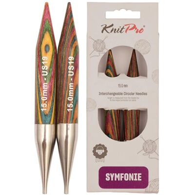 KnitPro Symfonie Agulhas - 15,0 mm (20414) KnitPro Symfonie Agulhas - 15,0 mm (20414)