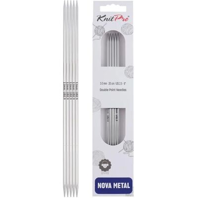 KnitPro Brass 20cm 3.0mm Knitting Needles - Knitting Needles KnitPro Brass 20cm 3.0mm Knitting Needles - Knitting Needles