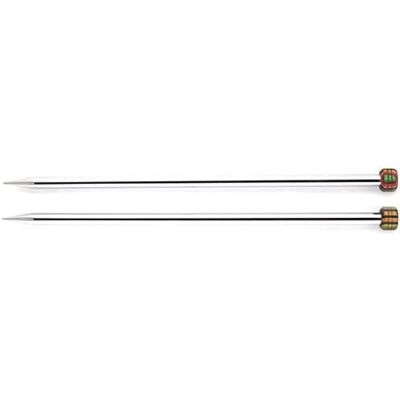 KnitPro Nova Metal Knitting Needles - Brass 30cm - 4mm KnitPro Nova Metal Knitting Needles - Brass 30cm - 4mm