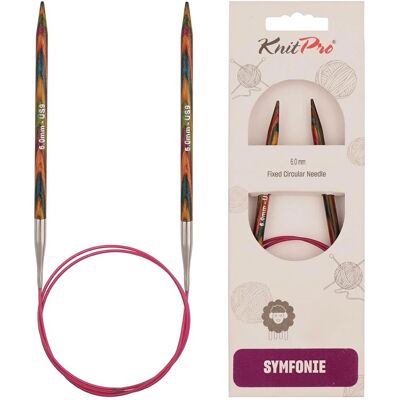 KnitPro Symfonie Madeira 6,0mm/60cm KnitPro Symfonie Madeira 6,0mm/60cm