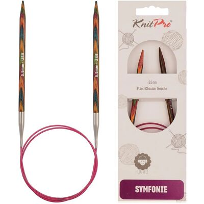 KnitPro Symfonie Madeira 5,5mm/80cm KnitPro Symfonie Madeira 5,5mm/80cm