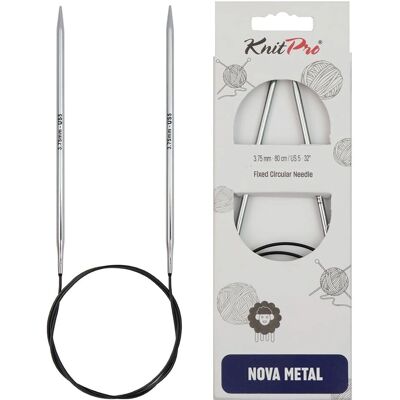 KnitPro Nova Metal Brass 80cm 3,75mm - Knitting Needles KnitPro Nova Metal Brass 80cm 3,75mm - Knitting Needles