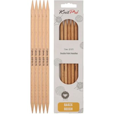 KnitPro Basix berkennaalden - Lichtbruin - Breinaalden KnitPro Basix berkennaalden - Lichtbruin - Breinaalden