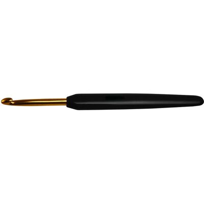 KnitPro - 2.00 mm - Gold-Black - Soft Grip - Crochet Hook KnitPro - 2.00 mm - Gold-Black - Soft Grip - Crochet Hook