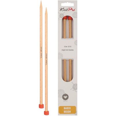 KnitPro - Basix Birch - 25 cm - Knitting needle KnitPro - Basix Birch - 25 cm - Knitting needle