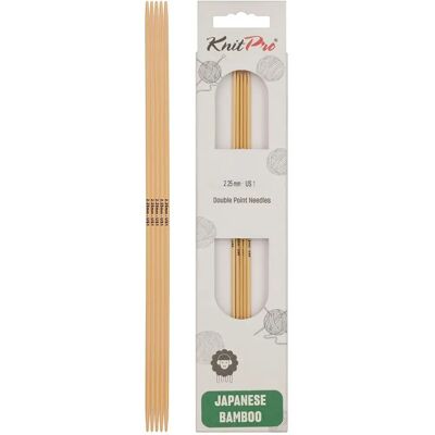 KnitPro - Bamboe - 15 cm - 2,25 mm - Breinaalden KnitPro - Bamboe - 15 cm - 2,25 mm - Breinaalden