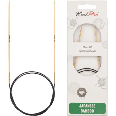 KnitPro - Bamboo Rundstickor 60cm 2.00mm US0 - 60 cm KnitPro - Bamboo Rundstickor 60cm 2.00mm US0 - 60 cm