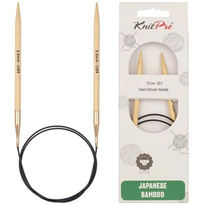 KnitPro - Agujas de bambú - 100cm - 5.50mm - Agujas KnitPro - Agujas de bambú - 100cm - 5.50mm - Agujas