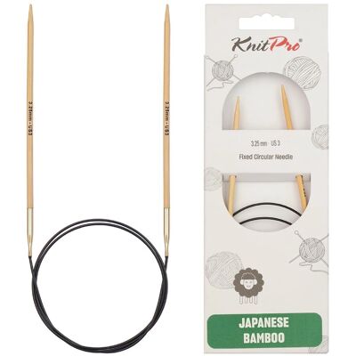 KnitPro - Bamboo Rundstickor - 60 cm - 3.25 mm - Knitting needle KnitPro - Bamboo Rundstickor - 60 cm - 3.25 mm - Knitting needle