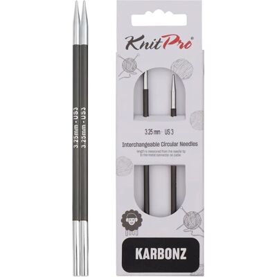 KnitPro Utbytbara rundstickor - 3,25mm - Stickning KnitPro Utbytbara rundstickor - 3,25mm - Stickning