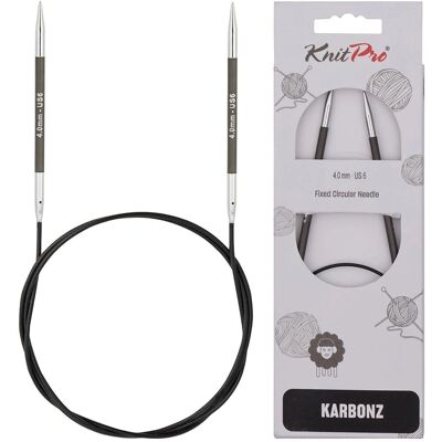 KnitPro Carbonz 80cm Circular Knitting Needles - High Quality KnitPro Carbonz 80cm Circular Knitting Needles - High Quality