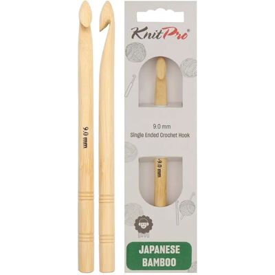 KnitPro Bambus Häkelnadel - 12 x 0,9 x 0,9 cm - Natur - Häkelnadel KnitPro Bambus Häkelnadel - 12 x 0,9 x 0,9 cm - Natur - Häkelnadel