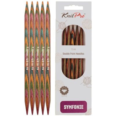 KnitPro Symfonie Agulhas de Duplo Ponto 15 cm - 7,0 mm (20146) KnitPro Symfonie Agulhas de Duplo Ponto 15 cm - 7,0 mm (20146)