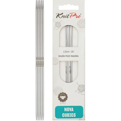 KnitPro Nova Cubics Vícebarevné jehlice na pletení - 15cm, 2,25mm - Jehlice KnitPro Nova Cubics Vícebarevné jehlice na pletení - 15cm, 2,25mm - Jehlice