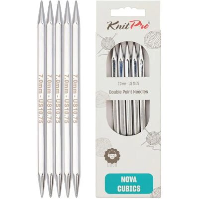 Agujas de punto KnitPro Nova Cubics - 20cm, 7mm Agujas de punto KnitPro Nova Cubics - 20cm, 7mm