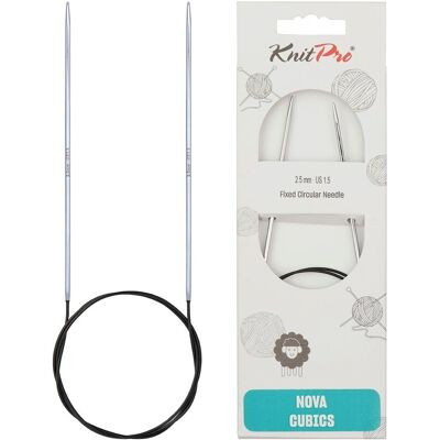 KnitPro Nova Cubics 2.50mm Brass Knitting Needle - Knitting Needle KnitPro Nova Cubics 2.50mm Brass Knitting Needle - Knitting Needle
