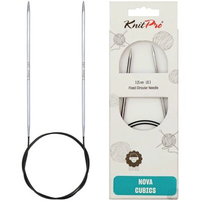 KnitPro Nova Cubics Messing 40cm US3 Stricknadel KnitPro Nova Cubics Messing 40cm US3 Stricknadel