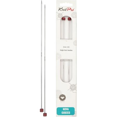 KnitPro - Nova Cubics - Latão - 2.00mm - Agulhas de tricô KnitPro - Nova Cubics - Latão - 2.00mm - Agulhas de tricô