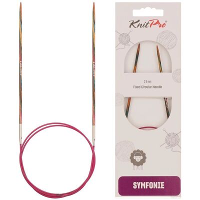KnitPro Symfonie Bouleau 50cm US1 ½ - Aiguilles à tricoter KnitPro Symfonie Bouleau 50cm US1 ½ - Aiguilles à tricoter