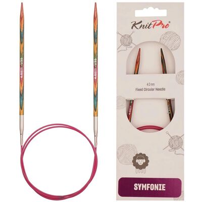 KnitPro Symfonie Circular Knitting Needles - 25cm, 4mm KnitPro Symfonie Circular Knitting Needles - 25cm, 4mm