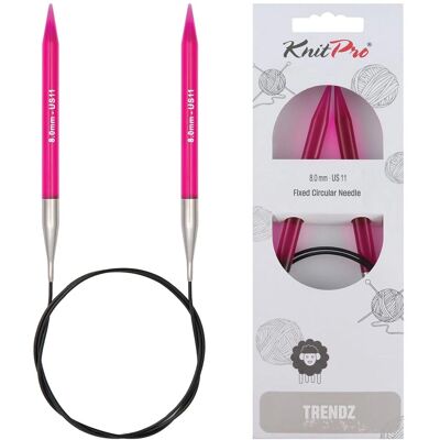 KnitPro Roxo 8,00mm / 31,5in US11 Agulhas de tricô - Acrílico 80cm KnitPro Roxo 8,00mm / 31,5in US11 Agulhas de tricô - Acrílico 80cm