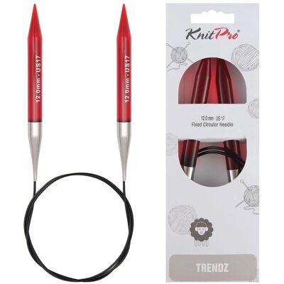 Aiguilles à Tricoter Rouge KnitPro 12mm / 31.5in - Aiguilles Aiguilles à Tricoter Rouge KnitPro 12mm / 31.5in - Aiguilles