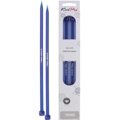 KnitPro Trendz Strikkepinde - Blau - 30cm 7,00mm - Strikkepinde KnitPro Trendz Strikkepinde - Blau - 30cm 7,00mm - Strikkepinde