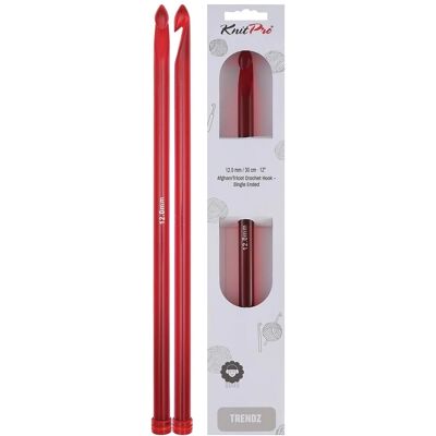 Crochet KnitPro Simple - 12,00mm Rouge - Outil de crochet Crochet KnitPro Simple - 12,00mm Rouge - Outil de crochet