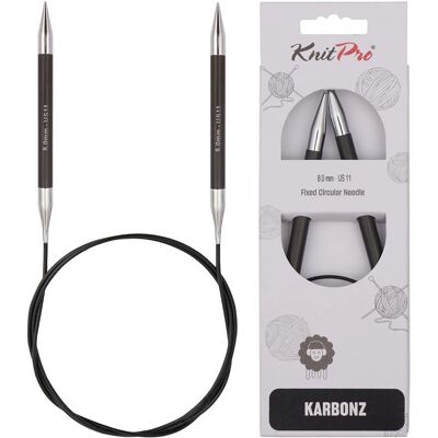 Aghi da maglia circolari KnitPro Carbonz 80cm - Multicolore Aghi da maglia circolari KnitPro Carbonz 80cm - Multicolore