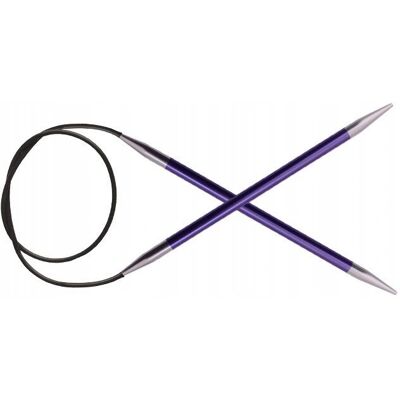 Agulhas de tricô em alumínio KnitPro Zing - Ametista Agulhas de tricô em alumínio KnitPro Zing - Ametista