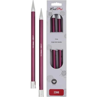 KnitPro Zing Aluminiowe Nitełki 30cm - Nitełki KnitPro Zing Aluminiowe Nitełki 30cm - Nitełki