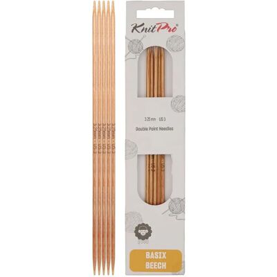 KnitPro K35114 Birch Knitting Needles - 3.25mm, 20cm, Brown - Knitting Needles KnitPro K35114 Birch Knitting Needles - 3.25mm, 20cm, Brown - Knitting Needles