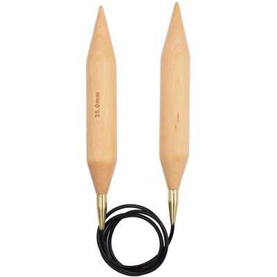 KnitPro Jumbo Brzoza Okrągłe druty - druty KnitPro Jumbo Brzoza Okrągłe druty - druty