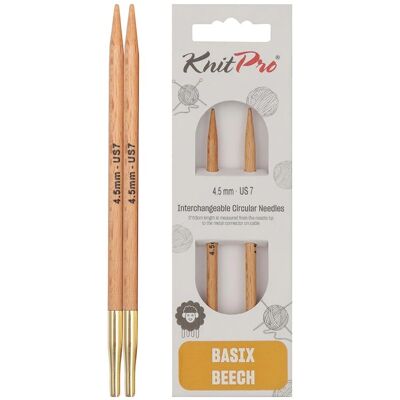 KnitPro - Basix Birch Circular Interchangeable - Multi-Colour - Knitting needles KnitPro - Basix Birch Circular Interchangeable - Multi-Colour - Knitting needles