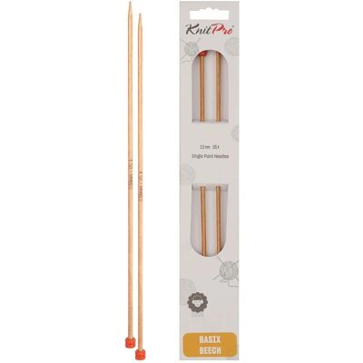 KnitPro - Basix Birch - 35 cm - 3.50 mm - Knitting needles KnitPro - Basix Birch - 35 cm - 3.50 mm - Knitting needles