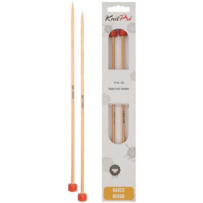 KnitPro - Basix Birch - 40 cm - 4.00 mm - Knitting Needle KnitPro - Basix Birch - 40 cm - 4.00 mm - Knitting Needle