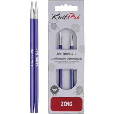 Agulhas circulares intercambiáveis KnitPro - 4,5mm - Tipo de tricô Agulhas circulares intercambiáveis KnitPro - 4,5mm - Tipo de tricô