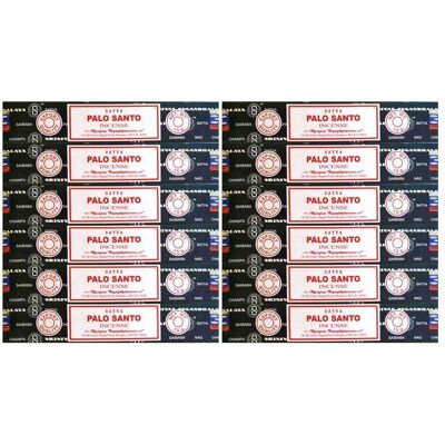 Encens Palo Santo Satya - 12 paquets de 15g - Atmosphère zen - Publicité Encens Palo Santo Satya - 12 paquets de 15g - Atmosphère zen - Publicité