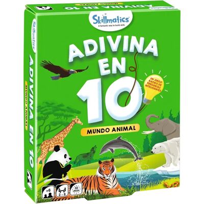 Ludilo - Indovina in 10! Mondo Animale, Gioco di Carte Educativo per Bambini 6+ Ludilo - Indovina in 10! Mondo Animale, Gioco di Carte Educativo per Bambini 6+
