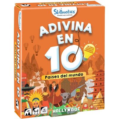 Ludilo - ¡Adivina en 10! Países del Mundo, Juego de Preguntas, Cartas, Niños +8 Años, 30 Min Ludilo - ¡Adivina en 10! Países del Mundo, Juego de Preguntas, Cartas, Niños +8 Años, 30 Min