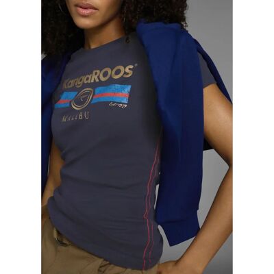 KANGAROOS Modell 36/38 (S) Blau Casual T-Shirt KANGAROOS Modell 36/38 (S) Blau Casual T-Shirt
