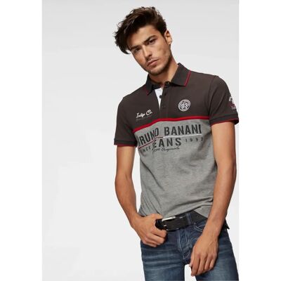 BRUNO BANANI XL (56/58) Grau Poloshirt - Poloshirt BRUNO BANANI XL (56/58) Grau Poloshirt - Poloshirt