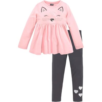 KIDSWORLD Rosa Set - Langarmshirt & Leggings für Mädchen KIDSWORLD Rosa Set - Langarmshirt & Leggings für Mädchen