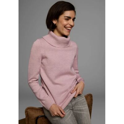 KANGAROOS Damen Rosa Klassischer Rollkragenpullover - Pullover KANGAROOS Damen Rosa Klassischer Rollkragenpullover - Pullover